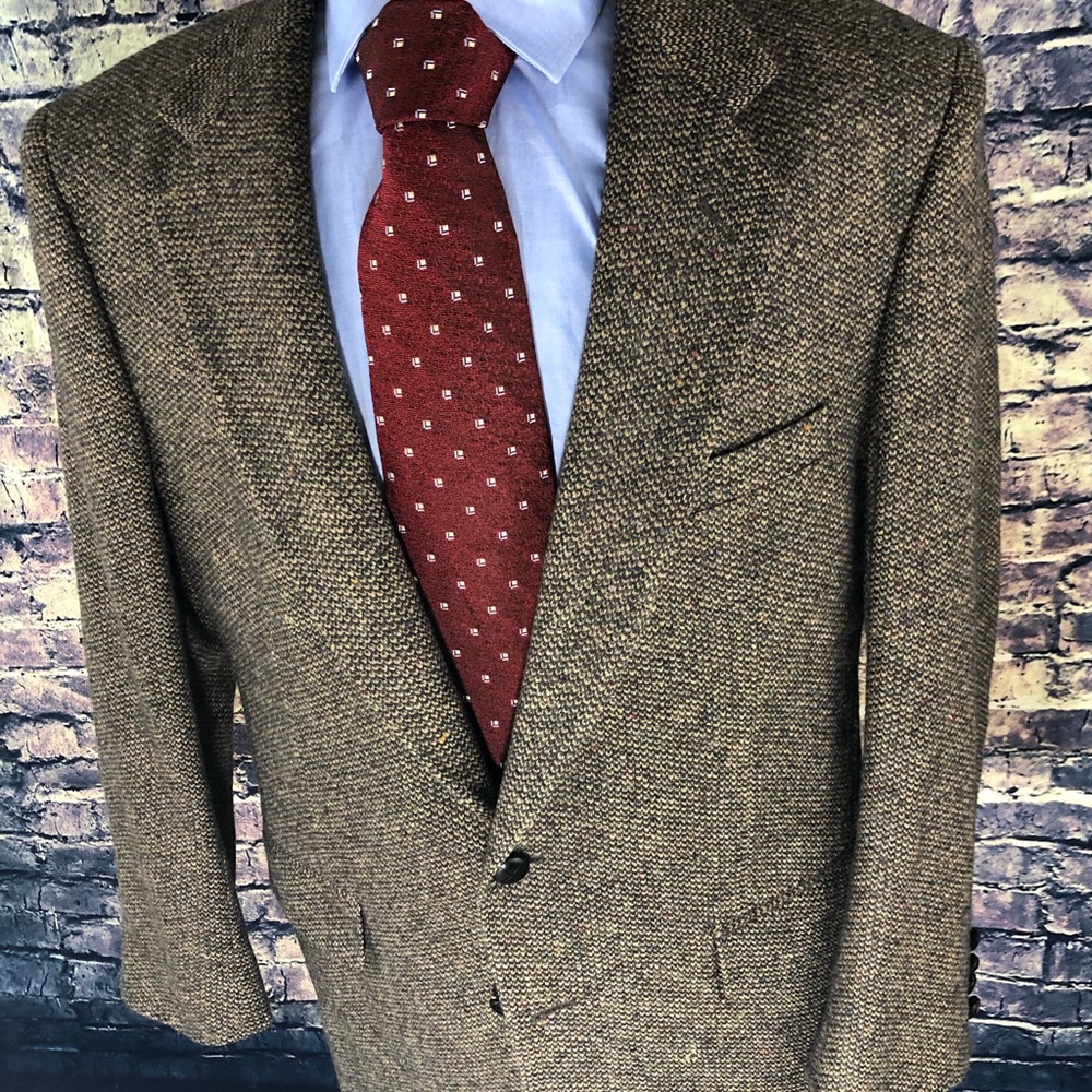 Stanley Blacker Blazer Sport Coat Wool 42 Regular